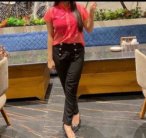 Pink Sequin Top For Party