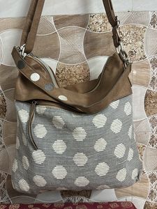 Stylish Polka Dot Hobo Bag