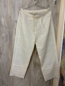 Embroidered Palazzo Pants