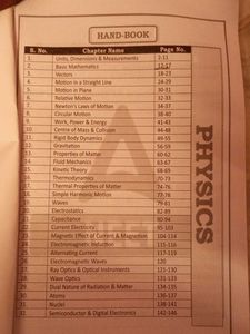 Physics Hand Book for Quick Revision