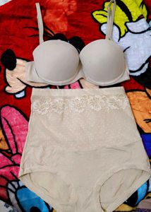 Victoria's Secret Bra With Brief High Waist Shaper