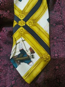 Rajput Patterned Men's Tie- Made In Italy