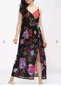 Women Front Slit Summery Dress