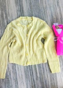 Pinterest butter yellow cardigan