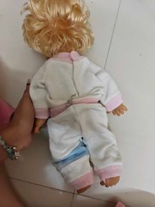 Vintage Baby Doll with Blonde Hair