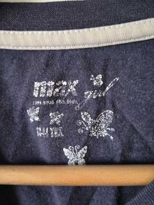 Blue Graphic Print T-Shirt
