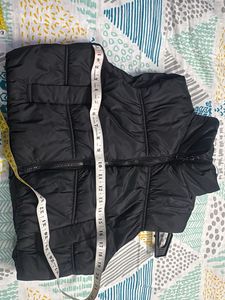 Black Puffer Vest jacket