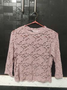 Sheer Floral Lace Top
