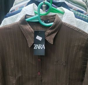Zara Brown Shirt