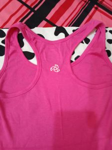 Vibrant Pink Racerback Tank Top