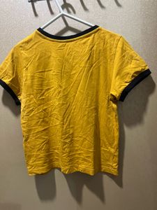 Yellow "Love More" Graphic Tee