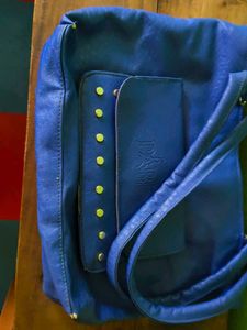 Blue 'Paris' Handbag
