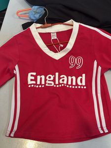England Retro Football Jersey