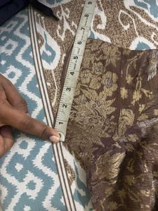 Elegant Brocade Saree with blouse