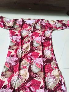Beautiful Floral Print short kurta
