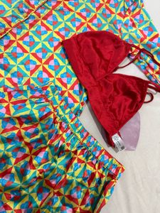 Clovia emoji night suit 3 piece