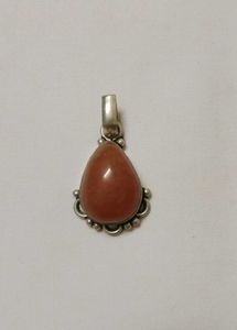 Elegant Teardrop sun stone  Pendant Necklace