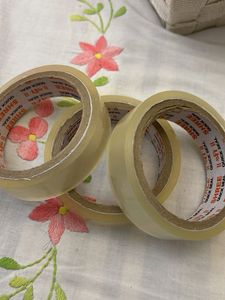 Lot of 3 Clear Packing Tape Rolls