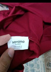 Maroon Ribbed Racerback Tank Top