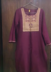 Elegant Embroidered cord set kurta se