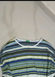 Striped Crew Neck T-Shirt