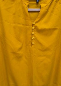 Stylish Yellow Tunic Top