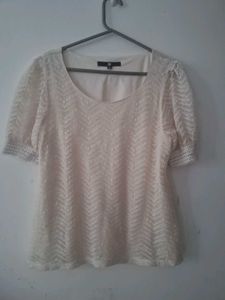 Fig Sequined Chevron Top blouse
