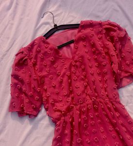 Dark Pink Dress 🌷🛍️