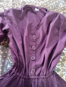 Wine Colour Dress