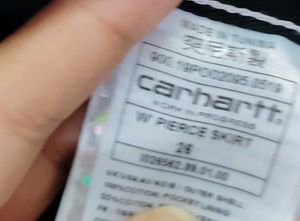 Carhartt Black Cargo Skirt