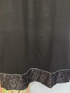 Elegant Brown Embellished woolen Kurta