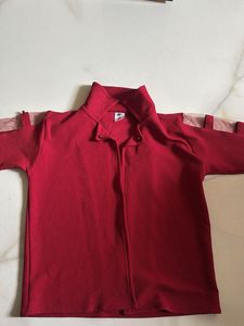 Red Corset Style Crop Top
