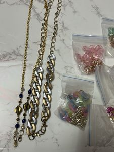 Assorted Jewelry mask Chains  Lot