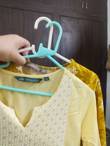 Yellow Kurta with Embroidery