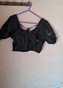 Elegant Black organza Blouse