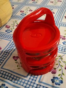 Set Of 2 Glass Jars With Lid And Stand