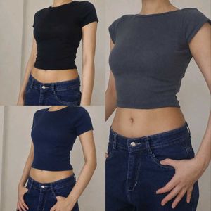 Tokyo Talkies 3 Pack Basic Crop Tops Combo