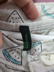 Cute Watermelon Print Shorts