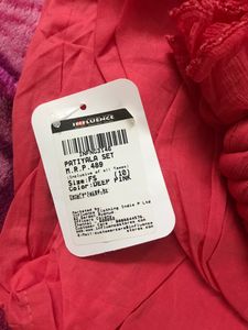Deep Pink Color Patiyala Set