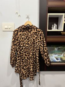 Leopard Print Long Sleeve coord set