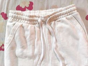 ⭑.ᐟWhite Cargo Sweatpants𑣲⋆