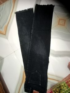 Straight Fit Black Jeans