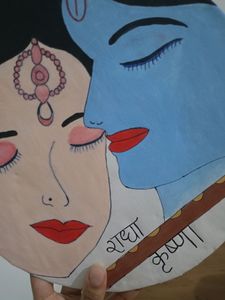 Radha Krishna Painting 🎨