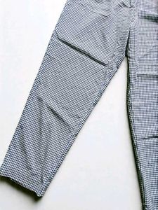 Checked Casual Pants
