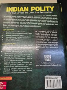Indian Polity M Laxmikanth 6th Ed.