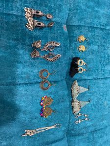 Assorted Dangle Earrings - Set of 9 Pairs