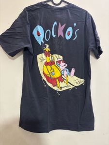 H&amp;M dark grey cartoon shirt