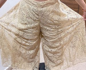 Elegant Gold Lace plazo