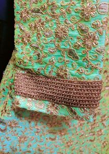 Embroidery Men Sherwani With Golden Pent