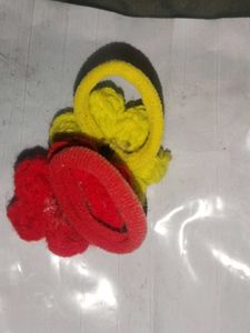 Handmade Crochet Hair Clips Set